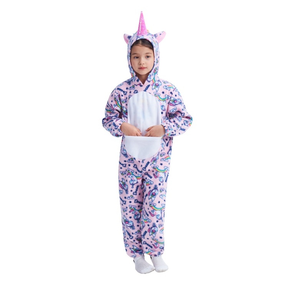 Ikali Unicorn Pajamas, 3-4yr, Pink 🦄